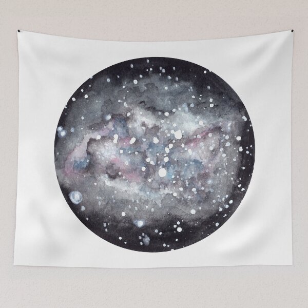 Item preview, Schwarze Galaxie: Watercolor designed and sold by brittvstheworld.