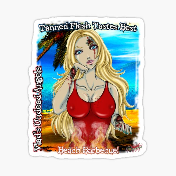 Undead Angels: Zombie Lifeguard Sticker