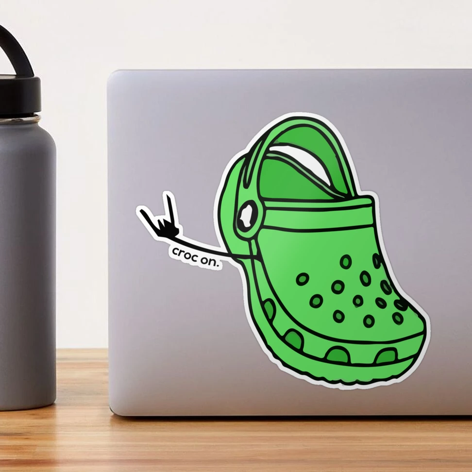 CrocLife Croc Vinyl Sticker / Crocs – MDStickerShop