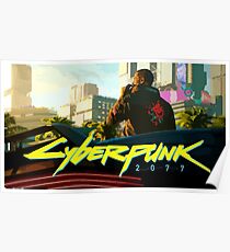 Cyberpunk 2077 Skyline Poster