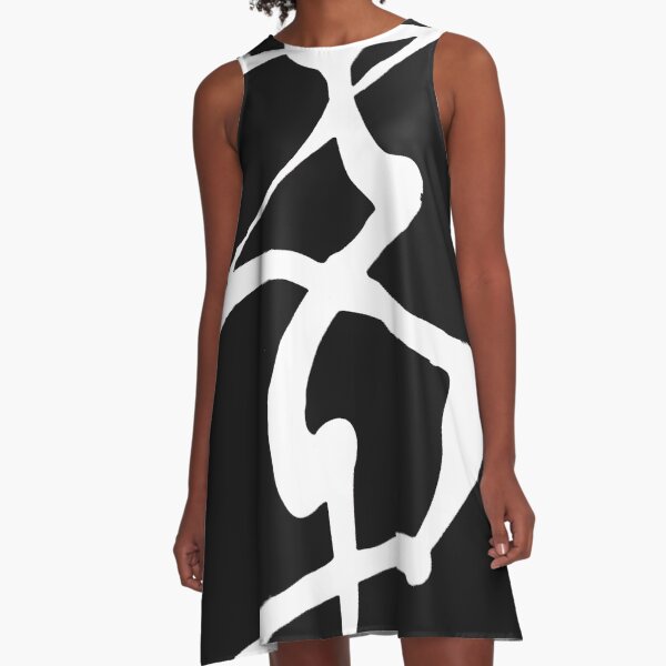 A M A Z E line drawing Fall 18, 1 A-Line Dress