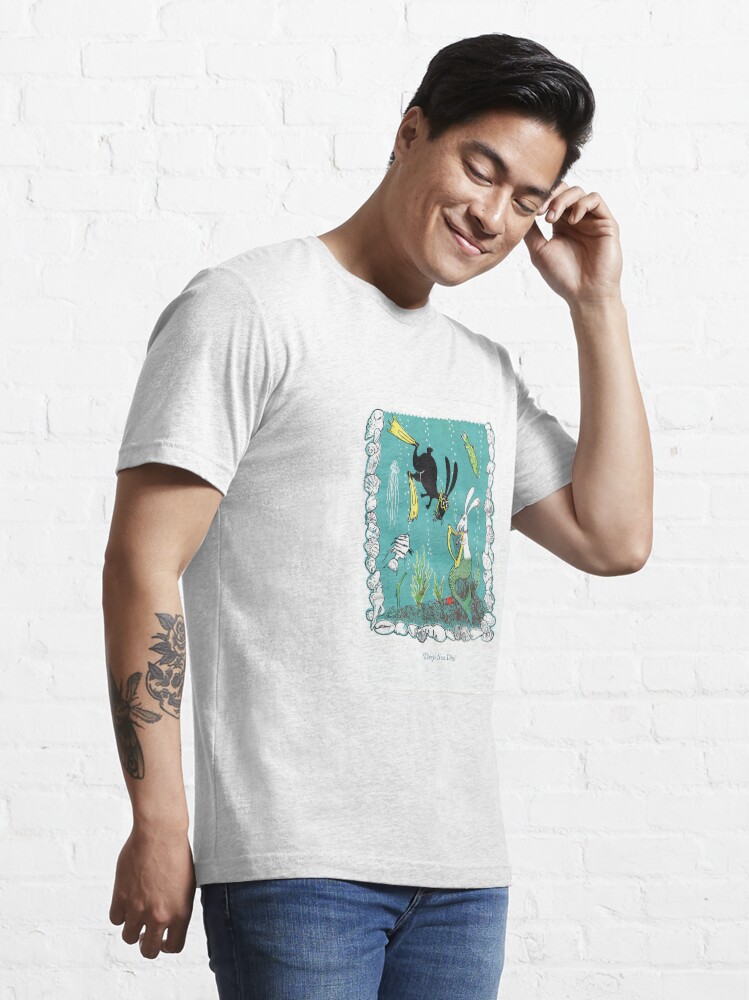 Alternate view of Postcards for the Reef 7: Deep Sea Diva Essential T-Shirt