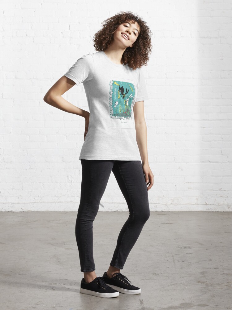 Alternate view of Postcards for the Reef 7: Deep Sea Diva Essential T-Shirt