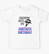 Fortnite Birthday Party Gift Shirt | Droppin' Llama Pinata Print Kids Tee