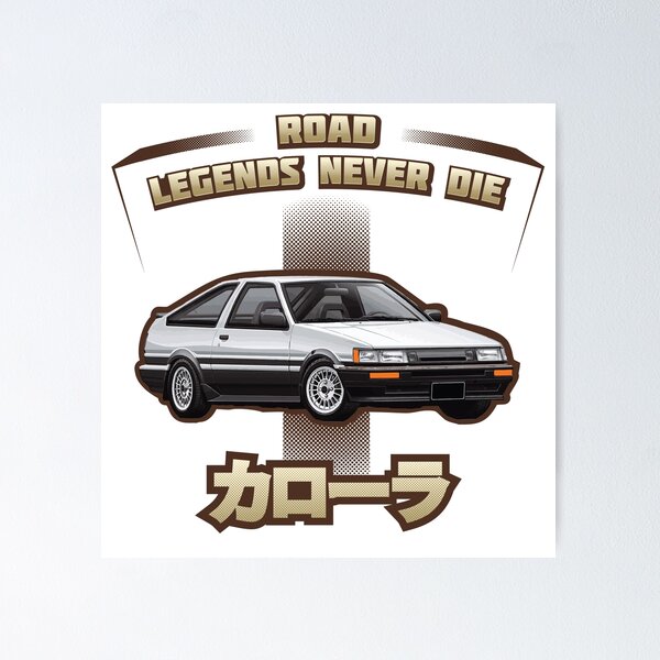 Item preview, The Toyota Corolla AE86 Levin Legend Never Dies designed and sold by theroyaltee.
