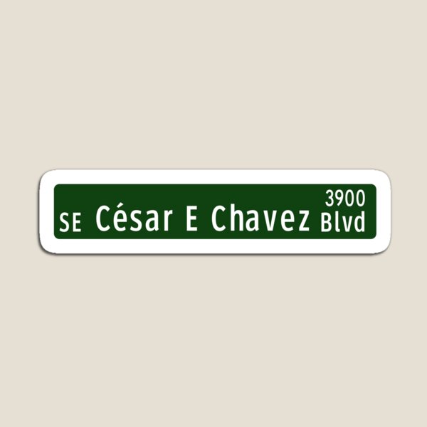 Item preview, Cesar Chavez Blvd designed and sold by PromoteProgress.