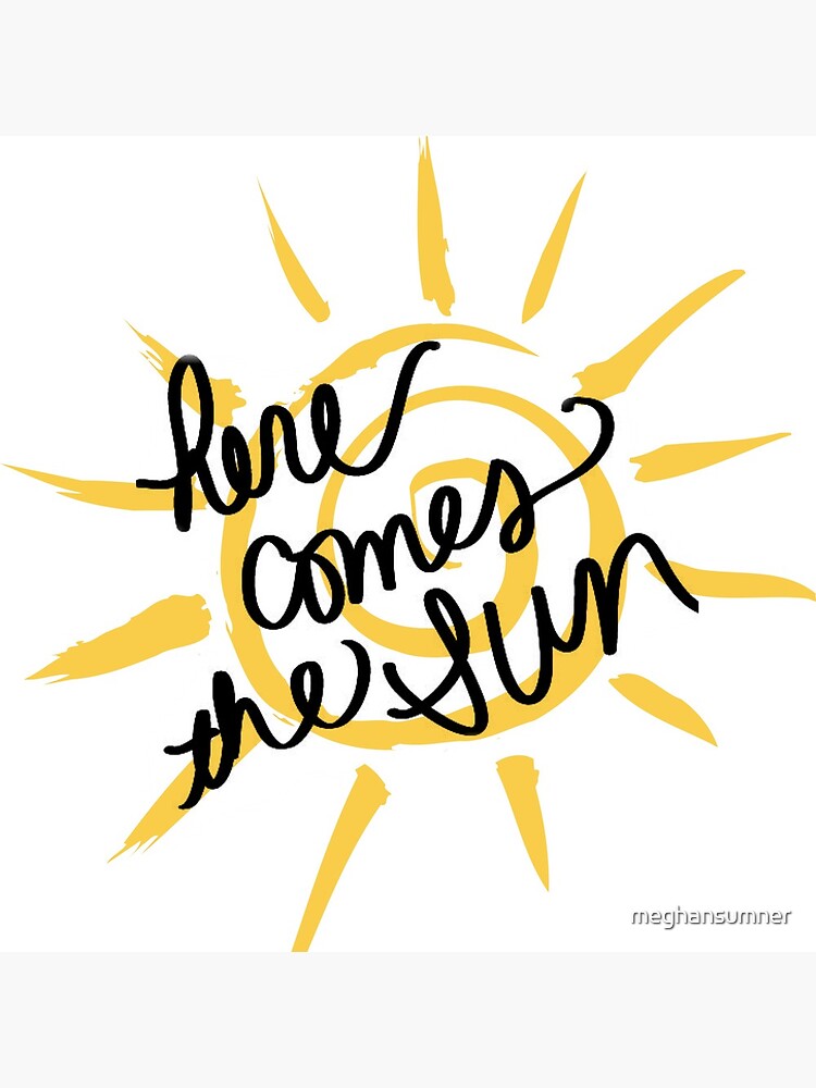 "Here Comes the Sun" Throw Pillow for Sale by meghansumner Redbubble