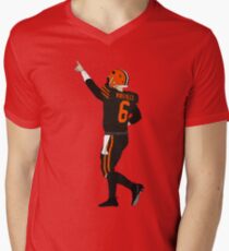 Baker Mayfield's First Win V-Neck T-Shirt