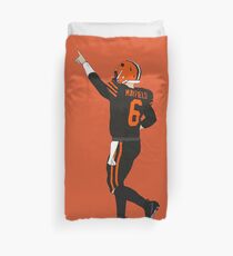 Baker Mayfield's First Win Duvet Cover