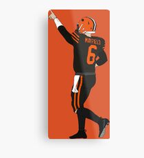 Baker Mayfield's First Win Metal Print