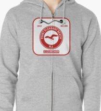 Point Pleasant Beach Badge Zipped Hoodie
