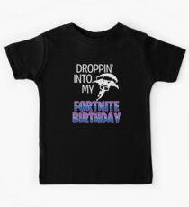 Fortnite Birthday Party Gift Shirt | Where We Droppin' Llama Pinata Print Kids Tee
