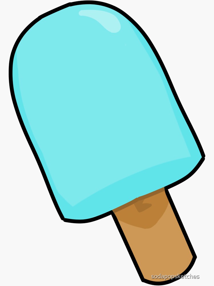 Thumbnail 3 of 3, Sticker, Sea salt Ice Cream designed and sold by sodapopsketches.