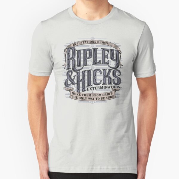 Ripley & Hicks Exterminators Slim Fit T-Shirt