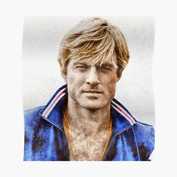 Robert Redford Leinwandbild 40x60cm - Wohnzimmer Dekoration