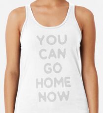 Camiseta con espalda nadadora Puedes irte a casa