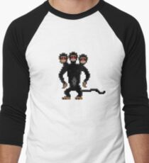Look behind you! (Monkey Island) Men's Baseball ¾ T-Shirt