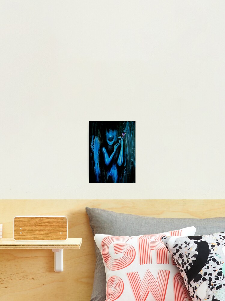 Thumbnail 2 of 3, Photographic Print, Blue designed and sold by musingsofmann.