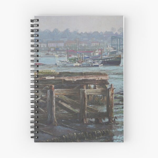 Item preview, Southampton Northam summer evening across the Itchen designed and sold by martyee.