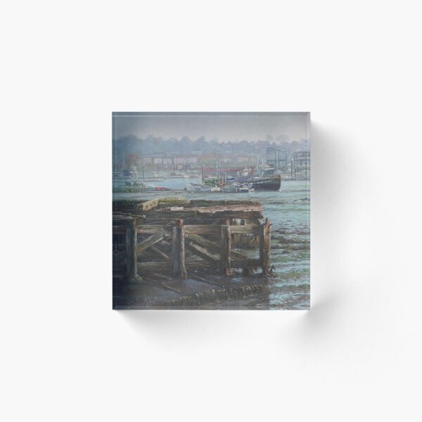 Item preview, Southampton Northam summer evening across the Itchen designed and sold by martyee.