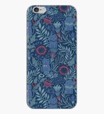 Victorian Cats, flowers and leaves iPhone Case