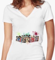Super Junior, Boy Group, Kpop, Awesome SJ, Koreaboo Women's Fitted V-Neck T-Shirt