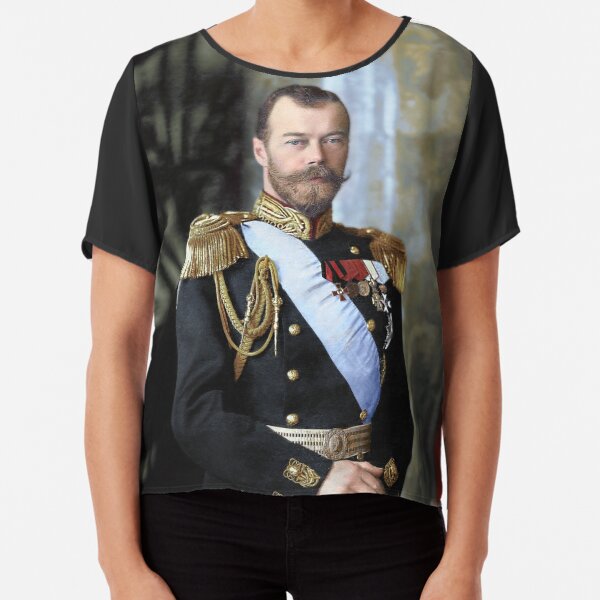 Tsar Nicholas II of Russia Chiffon Top