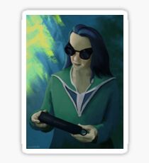 The Cerulean Scholar Sticker