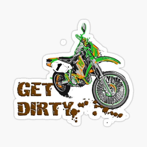 Item preview, Get Dirty Motocross Lithograph designed and sold by Mark Malinowski.