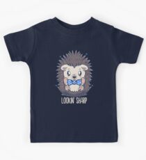 Lookin Sharp Dapper Hedgehog Kids Tee