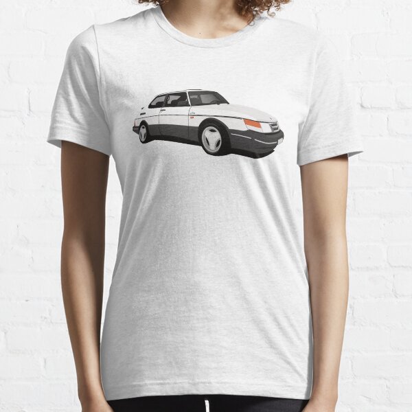 White Saab 900 Turbo Aero illustration Essential T-Shirt