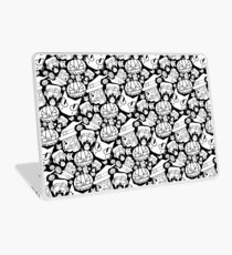 Halloween Pattern (Black and white) Laptop Skin