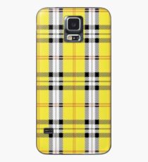 wildflower yellow plaid Case/Skin for Samsung Galaxy