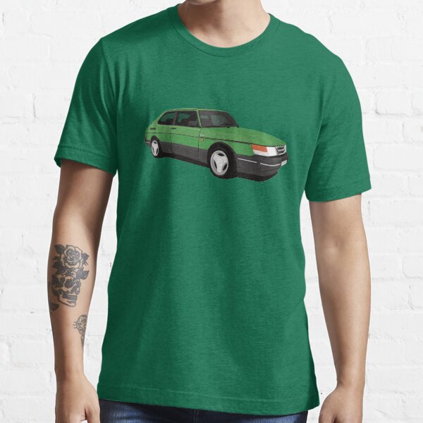 Green Saab 900 Turbo Aero illustration Essential T-Shirt