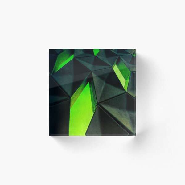 Dark Kryptonite by Brian Vegas Acrylic Block