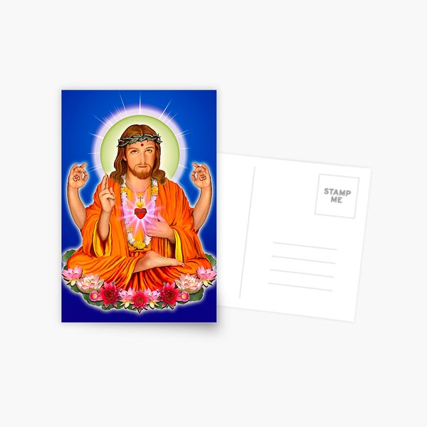 Jesus in India Postcard