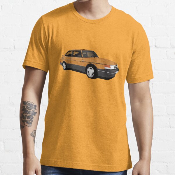 Orange Saab 900 Turbo 16 Aero illustration Essential T-Shirt