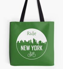 New York Cycling Tote Bag