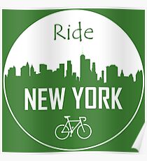 New York Cycling Poster