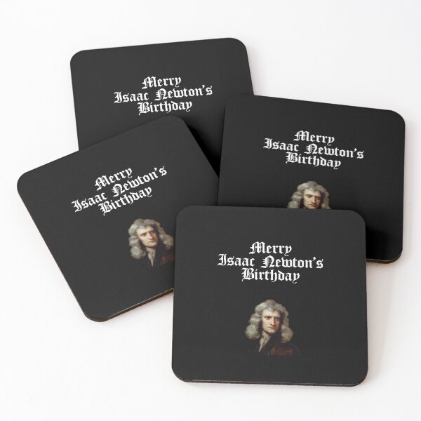 Item preview, Merry Isaac Newton's birthday designed and sold by schuettelspeer.