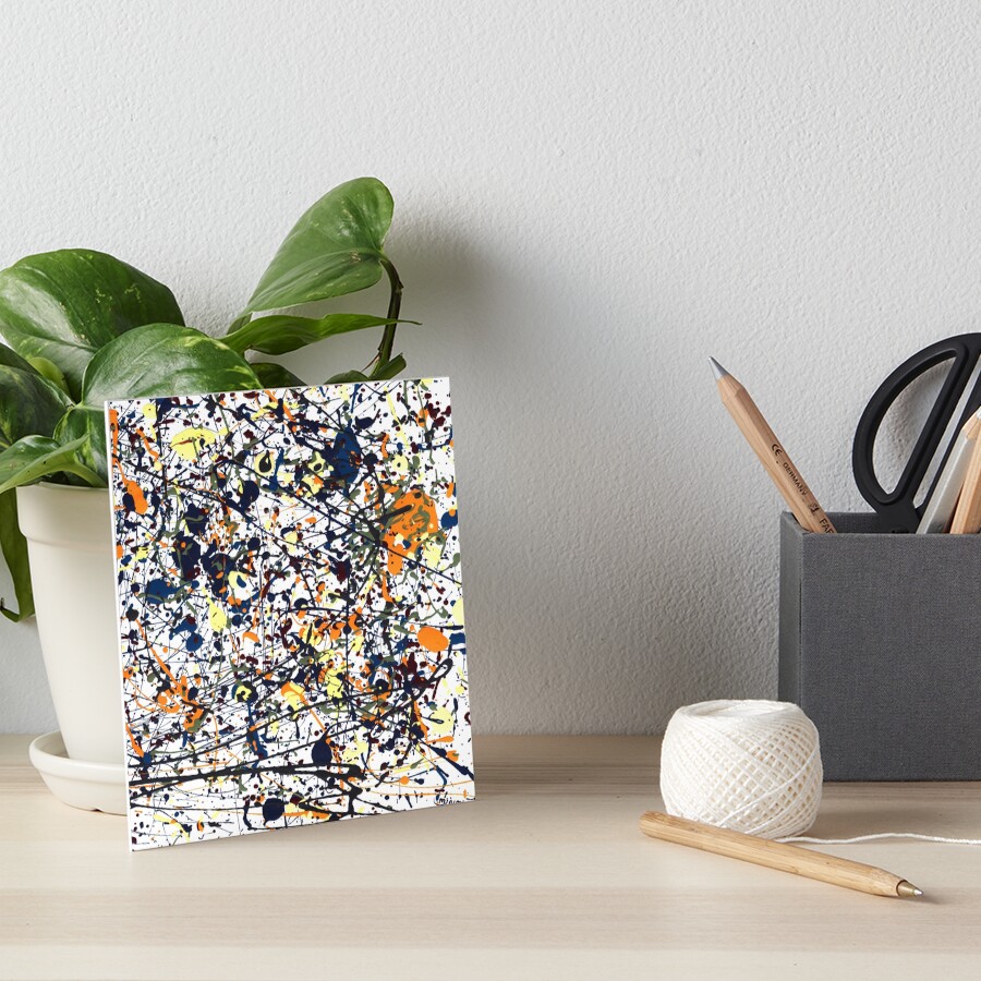 mijumi Pollock Art Board Print