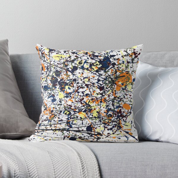 mijumi Pollock Throw Pillow