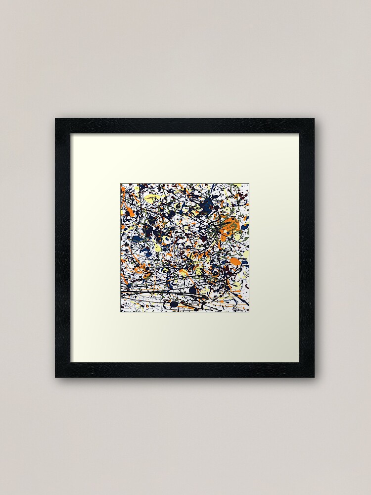 Alternate view of mijumi Pollock Framed Art Print