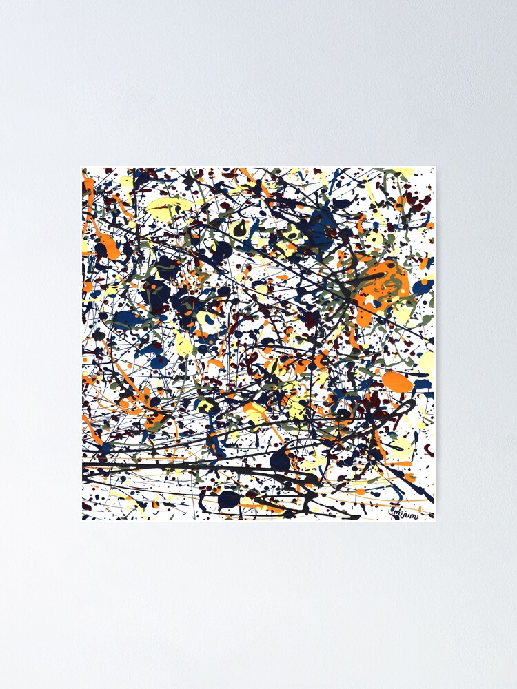 Alternate view of mijumi Pollock Poster