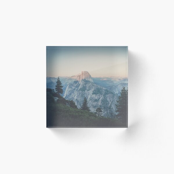 Half Dome VII Acrylic Block