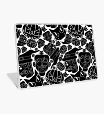 Halloween Pattern (White and Black) Laptop Skin