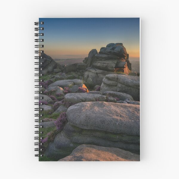Item preview, Over Owler Tor at sunset designed and sold by chrisdrabble.