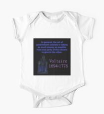 In General The Art Of Government - Voltaire One Piece - Short Sleeve