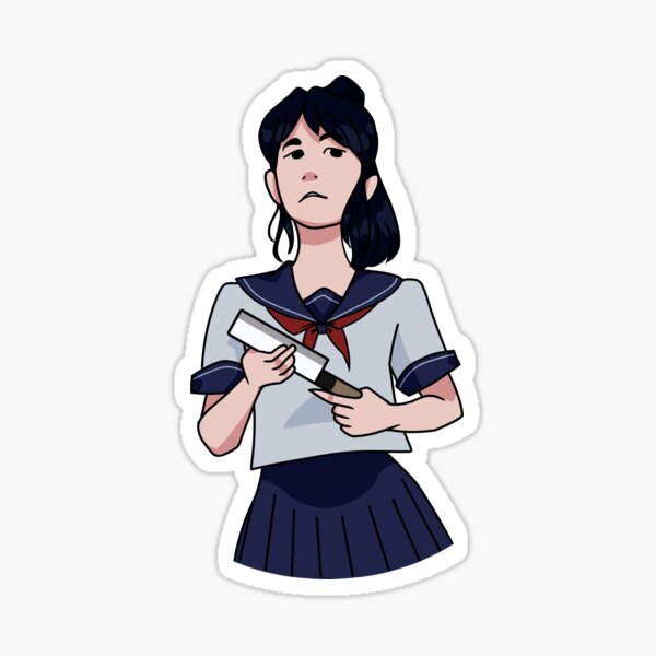 Yandere Simulator - Chibi Osana Najimi (Uniform 4) Sticker for