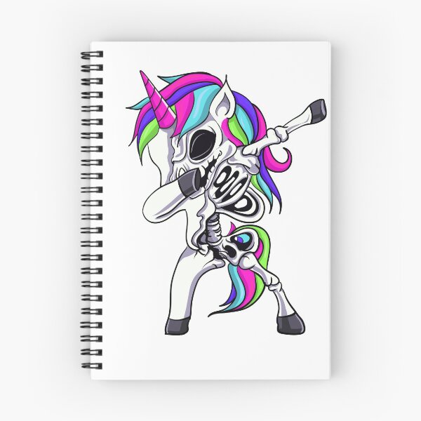 Item preview, Unicorn Skeleton Dabbing Happy Halloween Skull T-Shirt designed and sold by VollLaser.